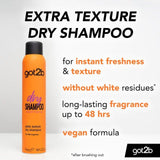 Schwarzkopf got2b Extra Texture Dry Shampoo 200ml