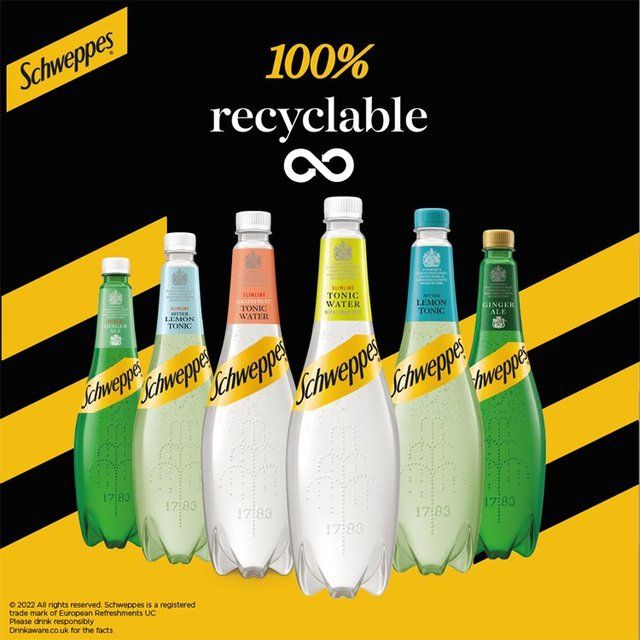 Schweppes Slimline Ginger Ale 1L