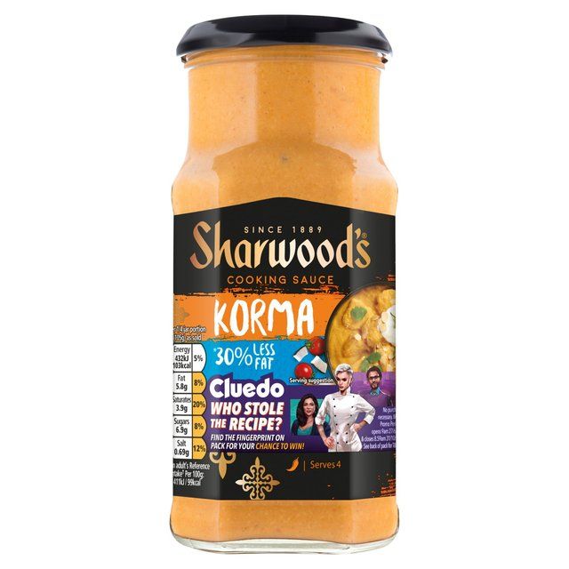 Sharwood's Korma 30% Less Fat Cooking Sauce 420g