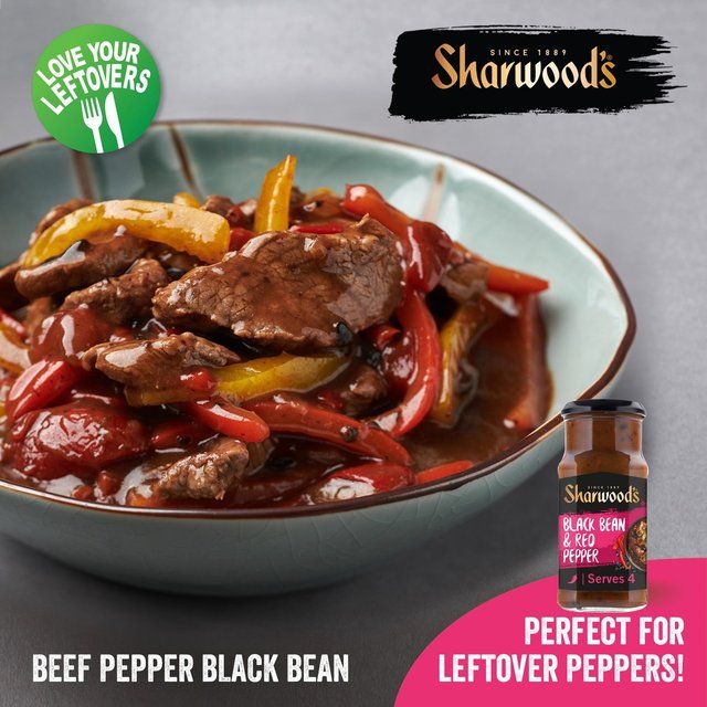 Sharwood's Stir Fry Black Bean & Red Pepper Cooking Sauce 425g