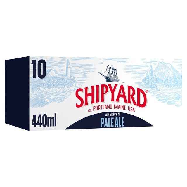 Shipyard American Pale Ale Beer Cans 10 x 440ml