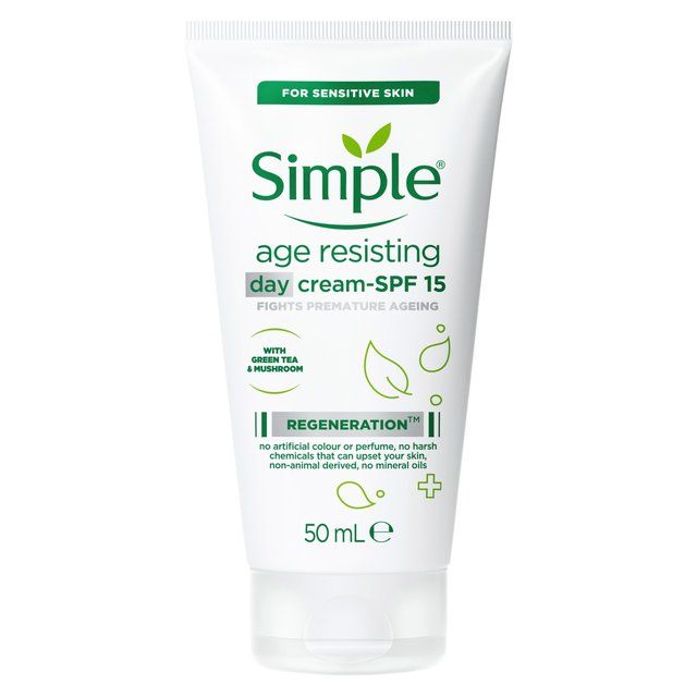 Simple Age Resisting Cream Moisturiser SPF 15 50ml