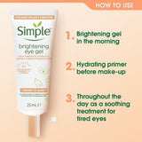 Simple Protect 'n' Glow Brightening Eye Gel 25ml