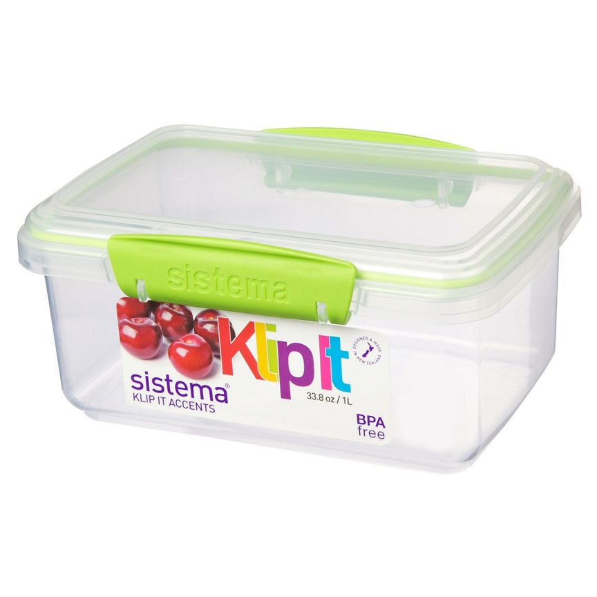 Sistema Multi-Coloured Klip It Food Storer 1 Litre