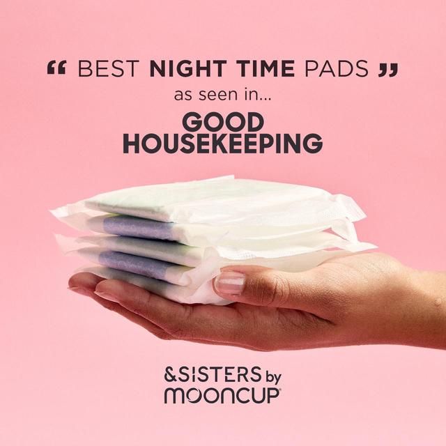 &SISTERS by Mooncup Organic Cotton Pads Mixed Day & Night 20 per pack - McGrocer