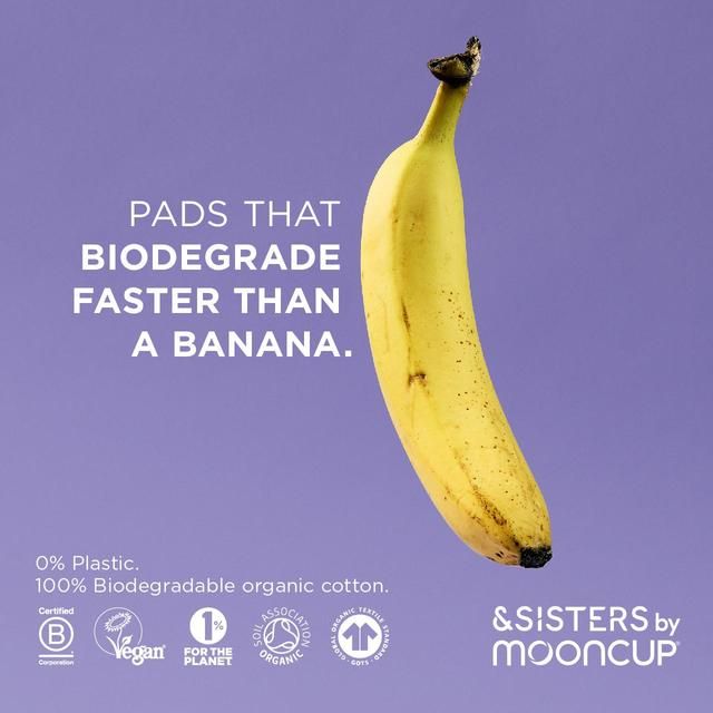 &SISTERS by Mooncup Organic Cotton Pads Mixed Day & Night 20 per pack - McGrocer