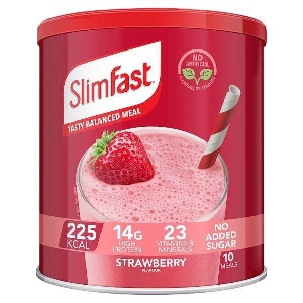 Slimfast Powder Tin Strawberry 365G