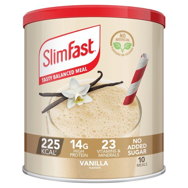SlimFast Vanilla Meal Shake Powder 10 Meals 365g
