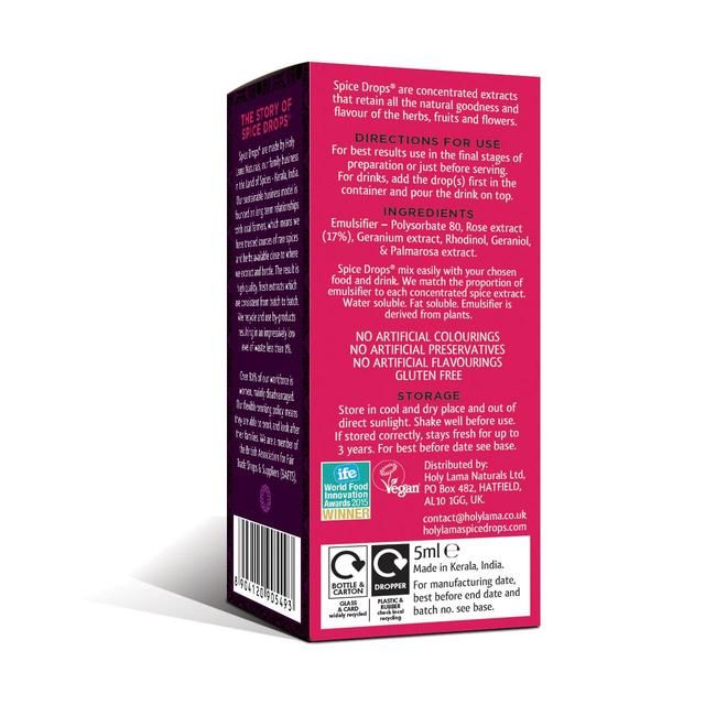 Spice Drops Concentrated Natural Rose Extract 5ml