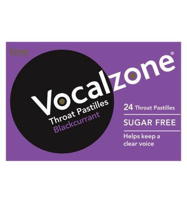 Vocalzone Throat Pastilles Blackcurrant - 24 Pastilles GOODS Boots