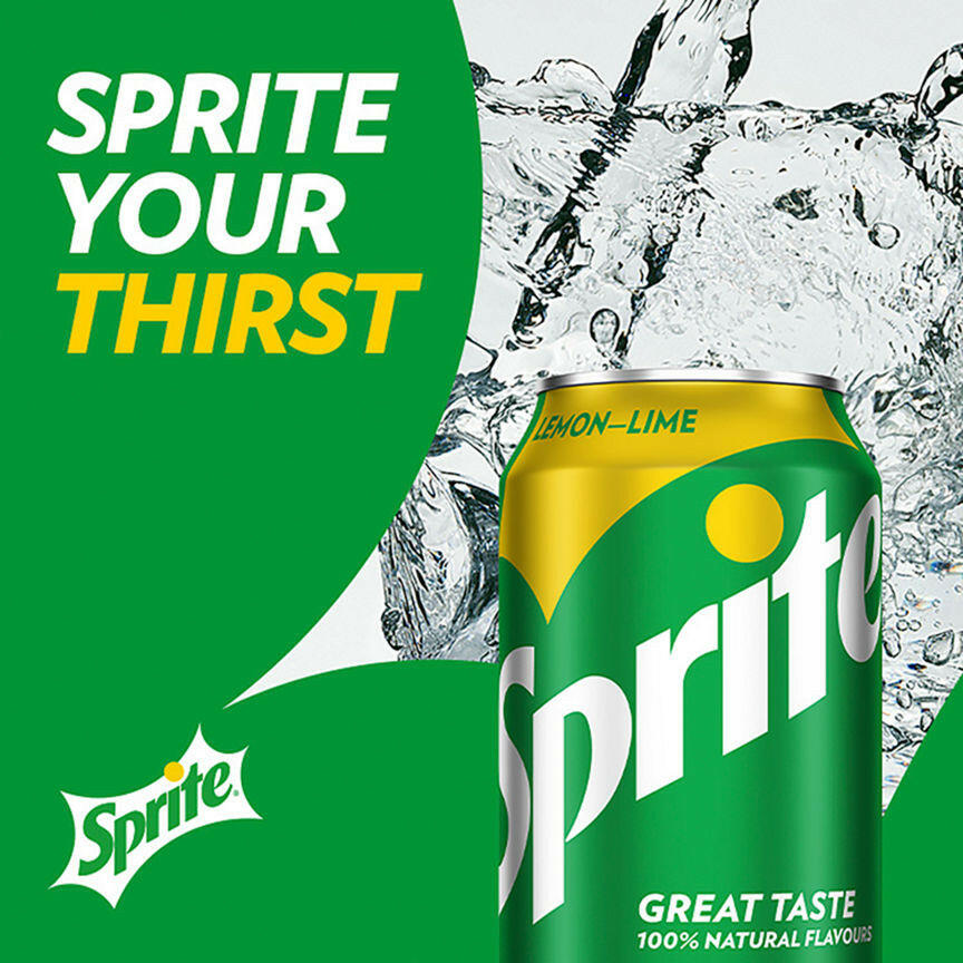 Sprite 18 Cans Fizzy & Soft Drinks ASDA