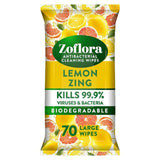 Zoflora Lemon Zing Antibacterial Multi-surface Wipes Accessories & Cleaning M&S Default Title