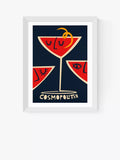EAST END PRINTS Fox &amp; Velvet 'Cosmopolitan' Gerahmter Druck