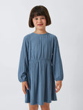 John Lewis ANYDAY Kinder Plisseekleid, Blau