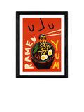 EAST END PRINTS Fox &amp; Velvet 'Yum Ramen' Gerahmter Druck