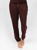 Cyberjammies Claudia Jersey Pyjama Bottoms Chocolate