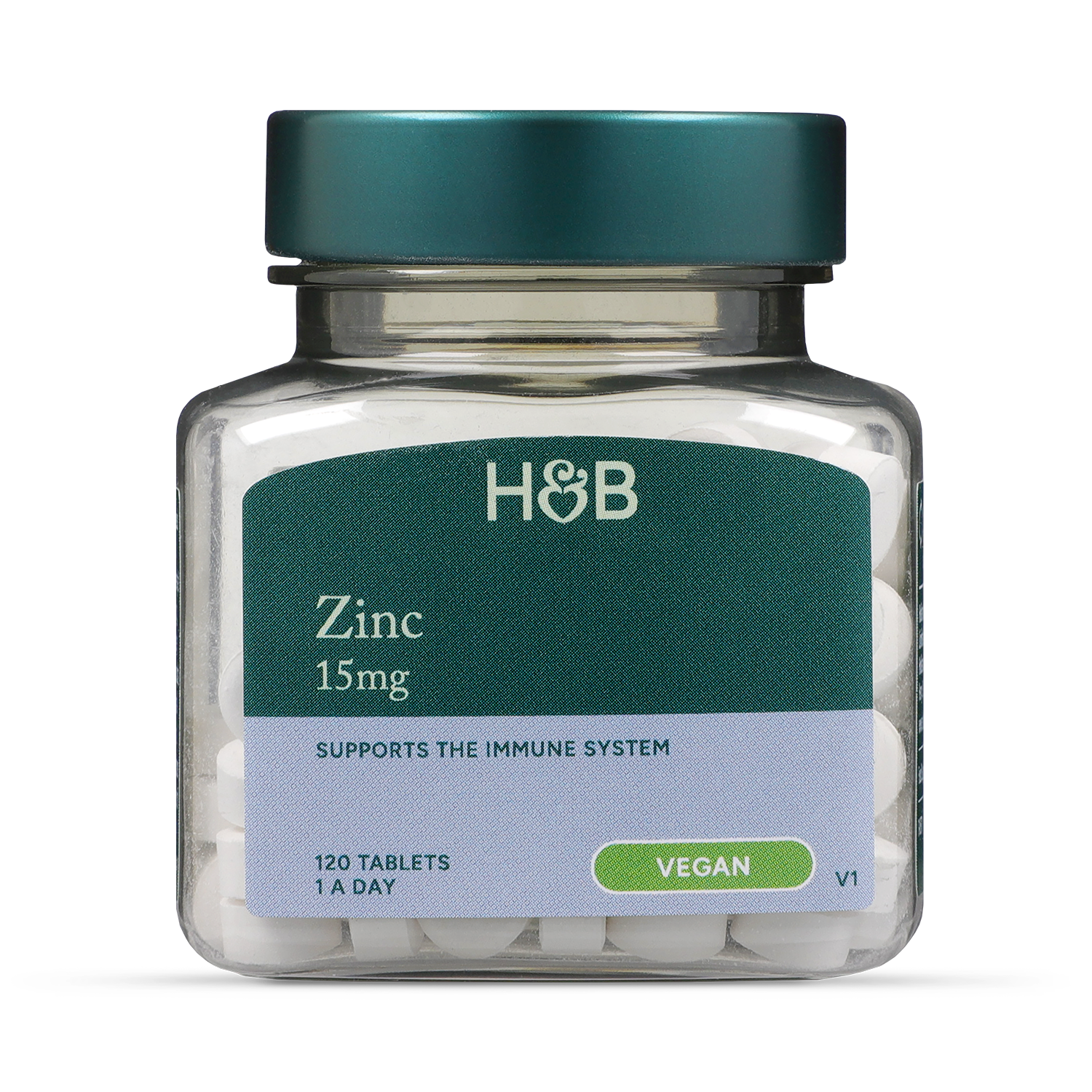 Holland & Barrett Zinc 15mg 60 Tablets - 999115