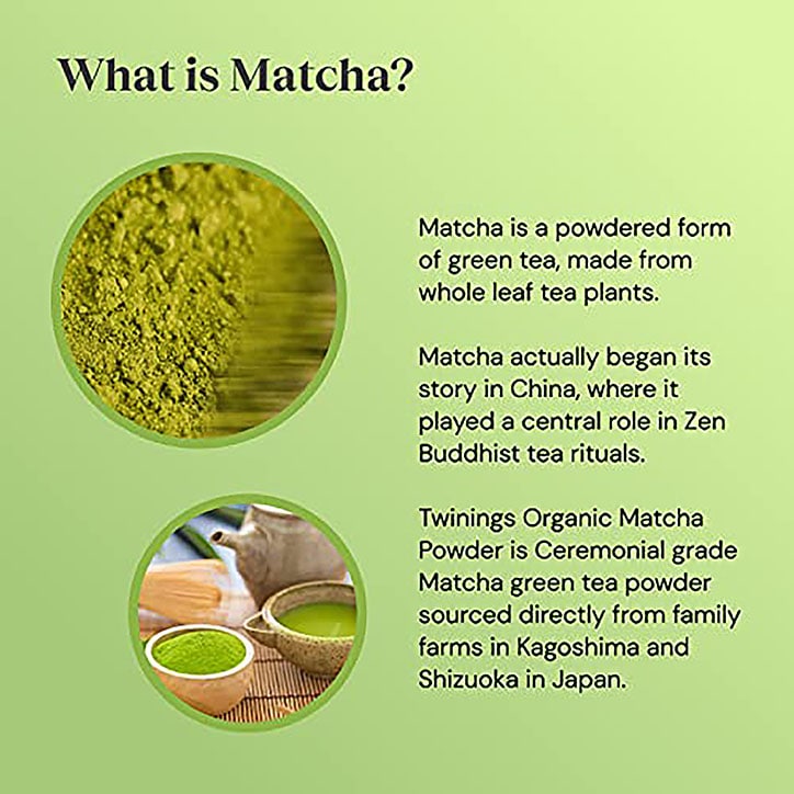 Twinings Organic Matcha Green Tea Powder 30g GOODS Holland&Barrett