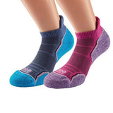 1000 Mile Womens Run Ankle Socks (Pack of 2) (6-8) - McGrocer