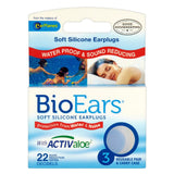 BioEars Weiche Silikon-Ohrstöpsel mit Aktiv-Aloe - 3 Paar