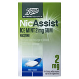 Boots NicAssist Ice Mint 2mg Kaugummi - 105 Stück