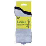 Boots Bambus-Komfortsocken, 3er-Pack, Mix Blau, Größen 4-7 