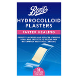 Boots Schnellheilende Hydrocolloid-Pflaster - 16er Pack