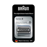 Braun Elektrorasierer Kopf Ersatz - Teil 83M, Silber