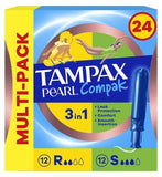 Tampax compak Tampons pearl multi reg  super 24s