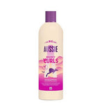 Aussie Bouncy Curls Shampoo 400ml Gently Cleanses and Moisturises Wavy and Curly Hair