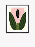 John Lewis Eija Vehvilainen „April Flower“ gerahmter Druck, 80 x 60 cm, Rosa/Mehrfarbig
