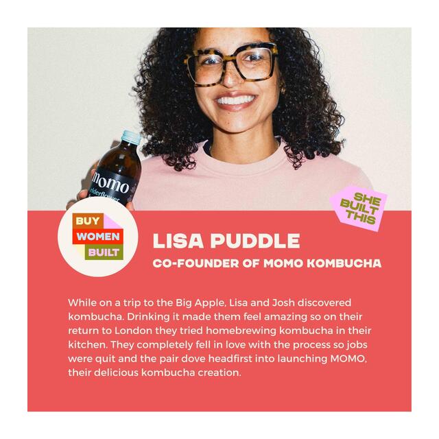 MOMO Kombucha Organic Ginger-Lemon   330ml - McGrocer