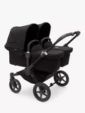Bugaboo Donkey 5 Zwillingskinderwagen &amp; Babywanne, Mitternachtsschwarz