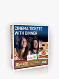 Kaufen Sie Kinotickets mit Abendessen als Geschenkidee