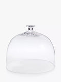 John Lewis Glas-Servierglocke, 27,8 cm, klar