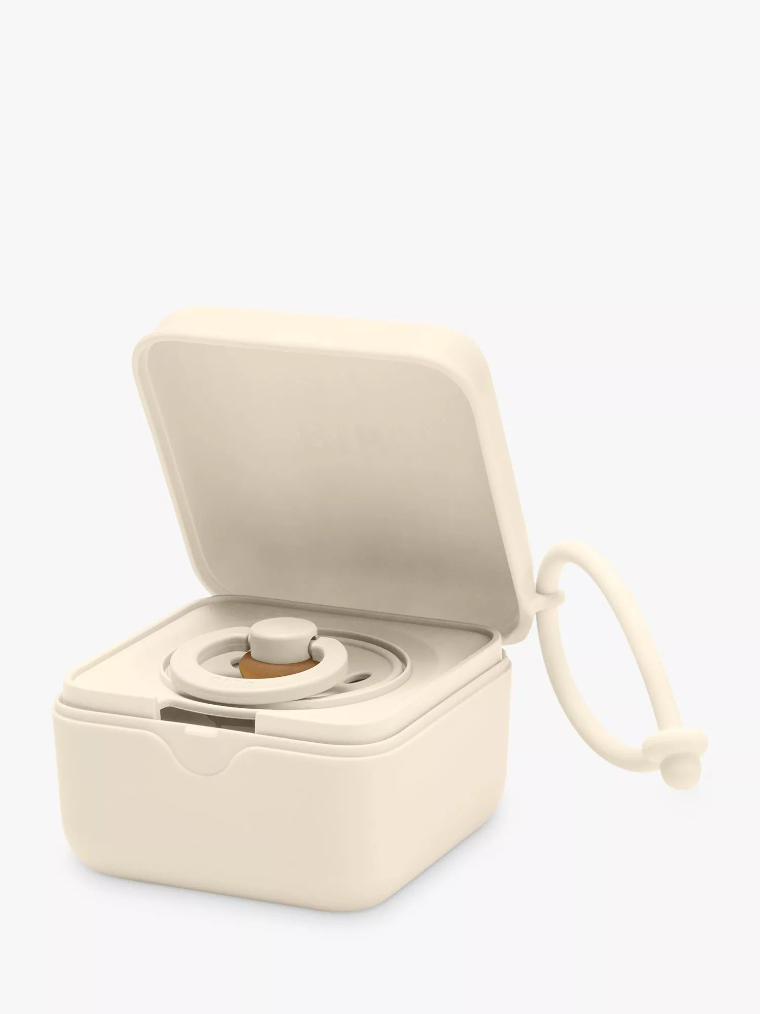 BIBS Pacifier Soother Box, Ivory - McGrocer