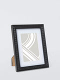 John Lewis Klassischer, verzierter Holz-Fotorahmen mit Passepartout, 10 x 15 cm (4 x 6 Zoll), Schwarz