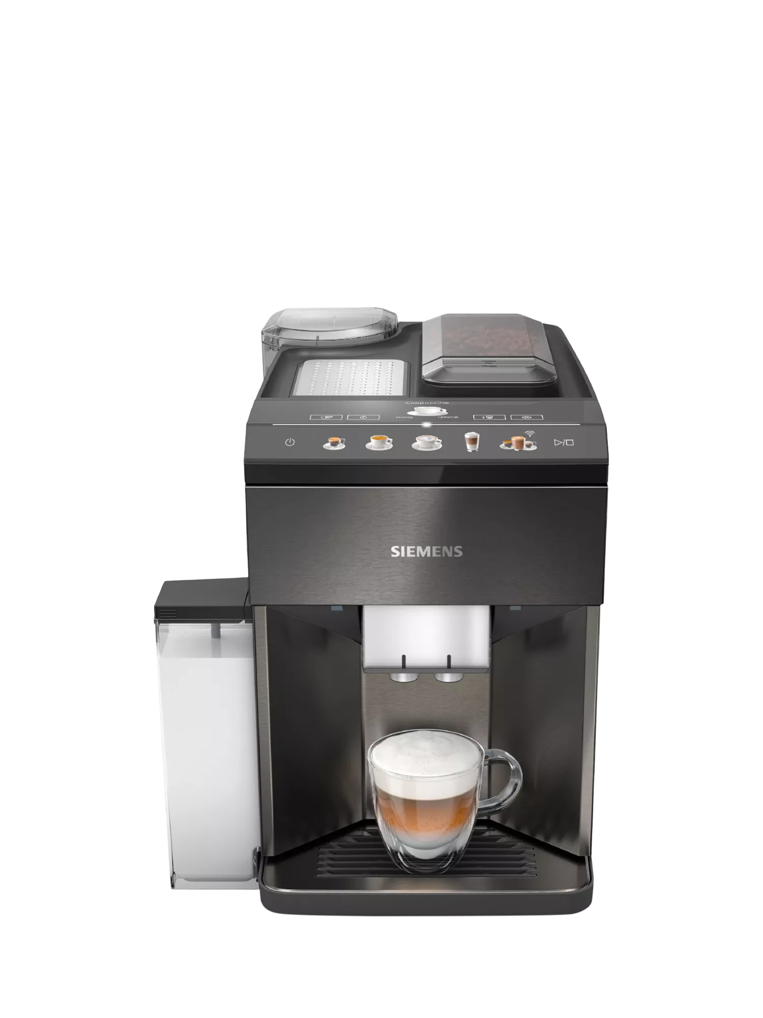 Siemens TQ518GB3 EQ500 Bean to Cup Coffee Machine, Black - McGrocer