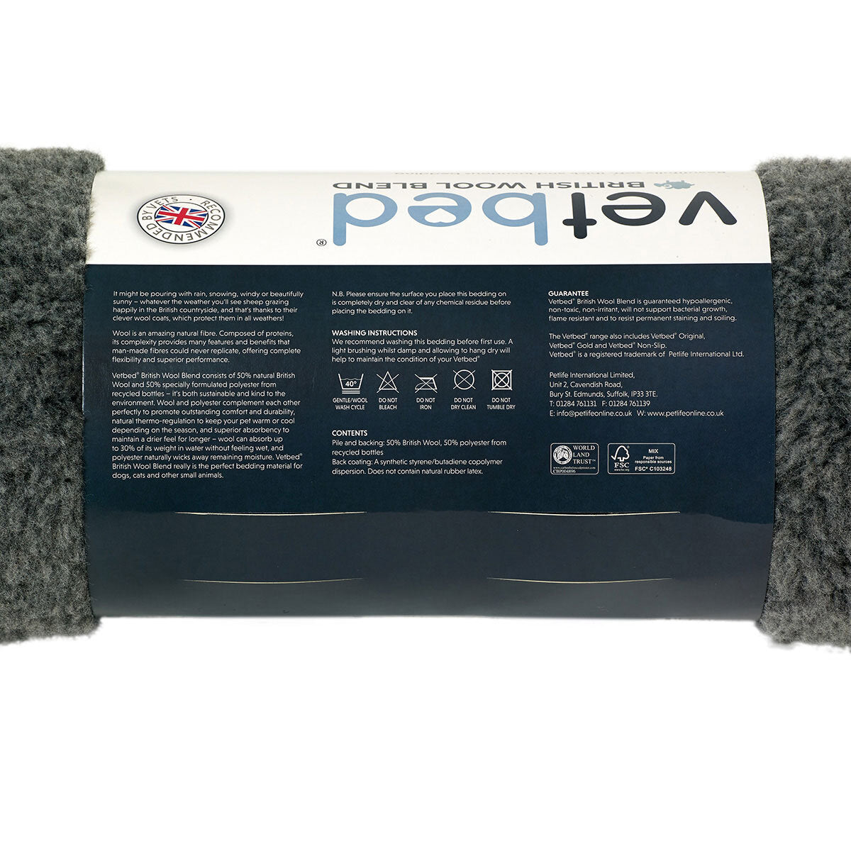 Vetbed Luxurious Pet Bedding in 2 Options, 100cm x 75cm GOODS Costco UK