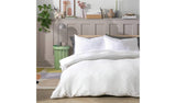 Habitat Cotton 200TC Muslin White Bedding Set - King size