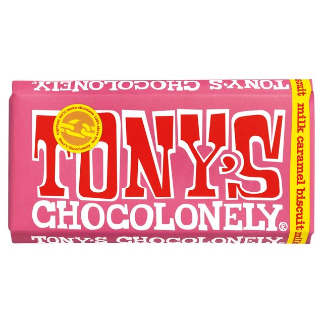 Tony's Chocolonely Milk Caramel Biscuit   180g - McGrocer