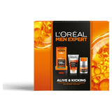 L'Oréal Men Expert Alive & Kicking Complete Skincare & Shower Routine Gift Set for Men