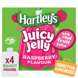 Hartley's Raspberry Flavour Juice Jelly Pouches 4 x 90g