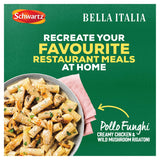 Schwartz Bella Italia Pollo Funghi Creamy Chicken & Wild Mushroom Rigatoni Recipe Mix 30g