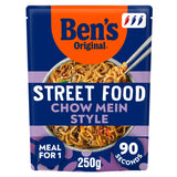 Ben's Original Street Food Chinese Chow Mein Noodles Ready Meal 250g