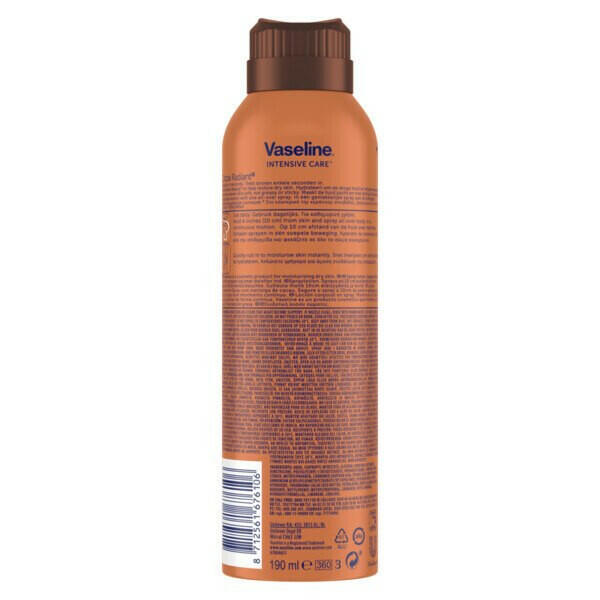 Vaseline Intensive Cocoa Radiant Spray Moisturiser 190ml GOODS Superdrug   