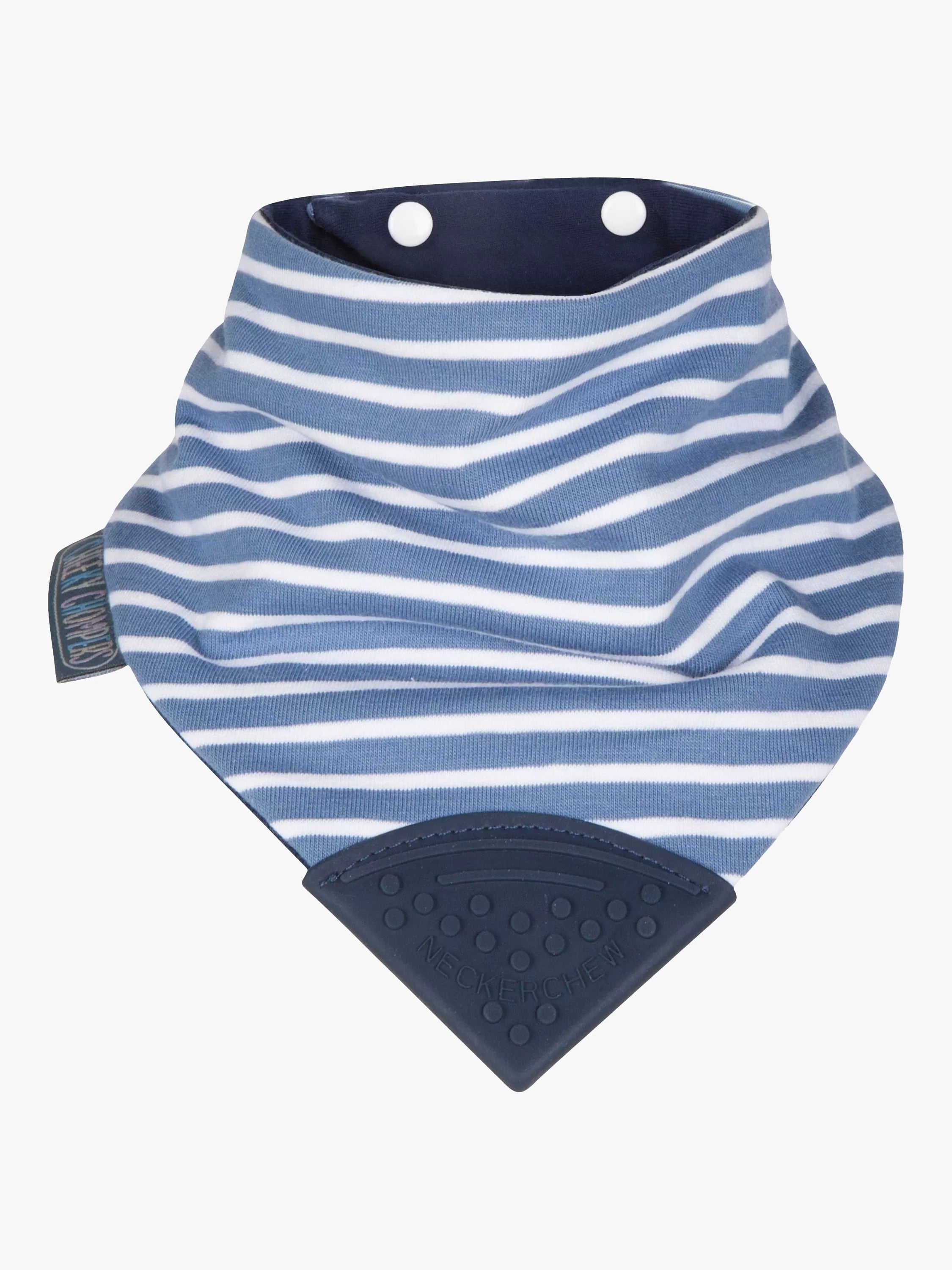 Cheeky Chompers Teething Dribble Bib, Preppy Stripes - McGrocer
