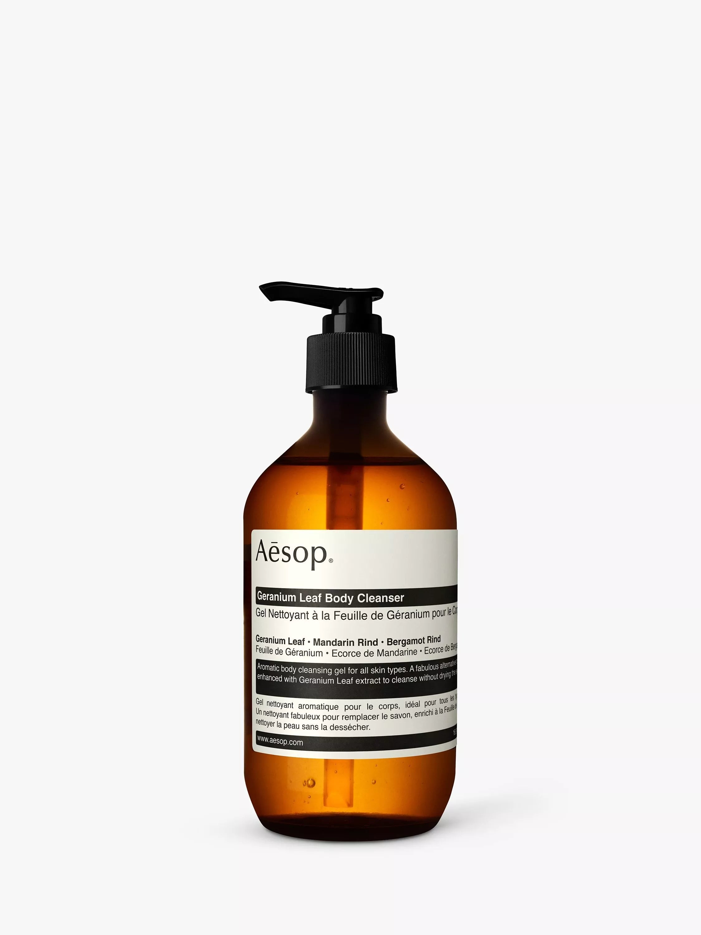 Aesop Geranium Leaf Body Cleanser, 500ml - McGrocer