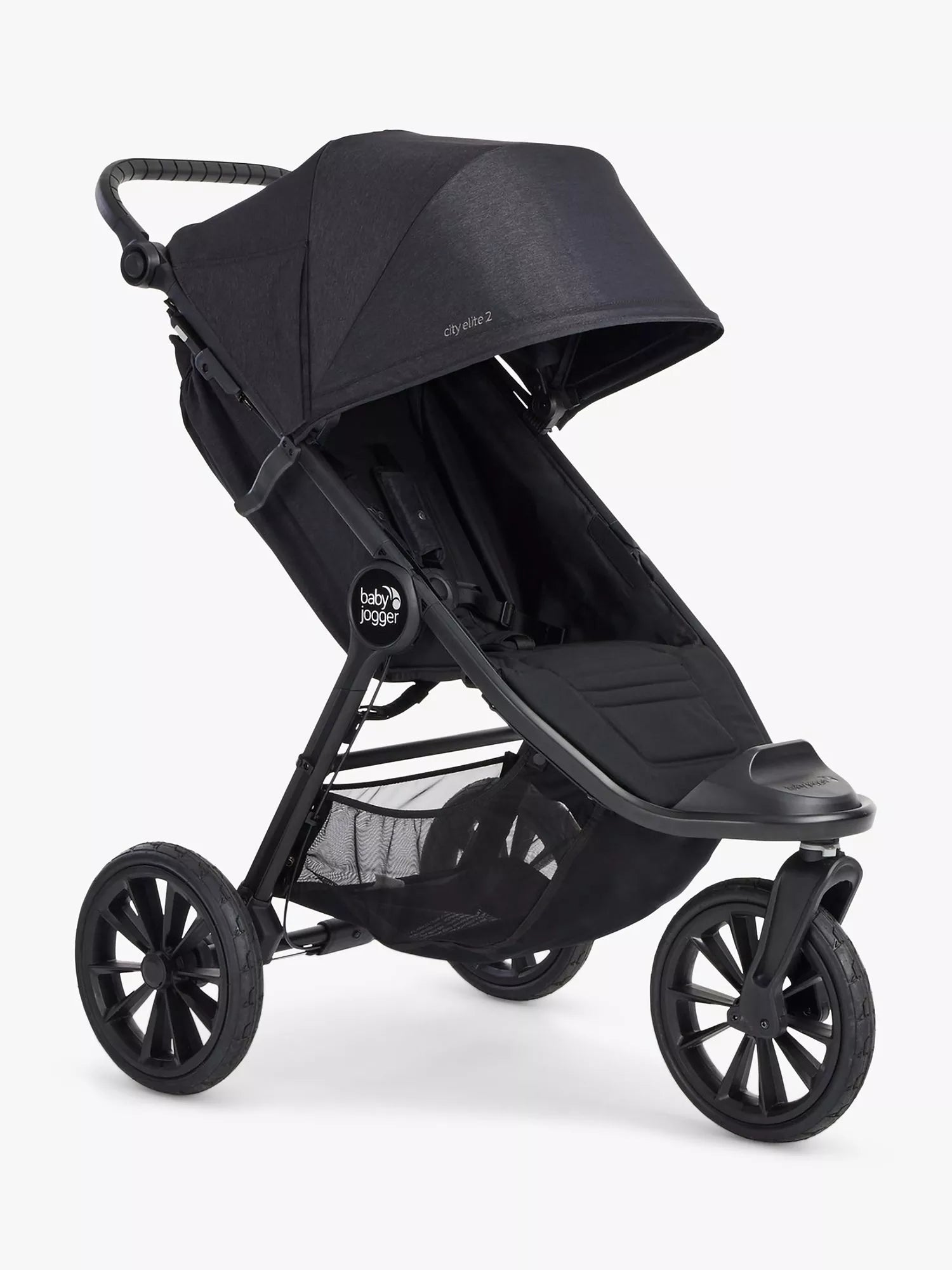 Baby Jogger City Mini Elite2 Pushchair, Jet - McGrocer