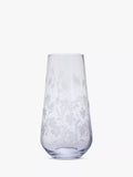Dartington Crystal Bloom Potentilla Vase, konisch, H 26 cm, Klar